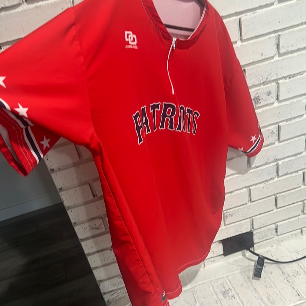 Red and White Patriots Sports Jerseys - Picture 4 of 9